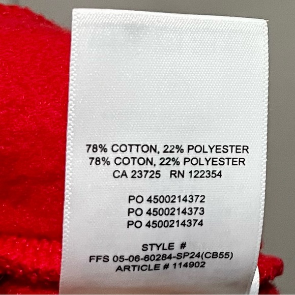 NWT Aritzia X Min Heo Lunar NY Mega flashing red joggers/ sweatpants - Picture 15 of 16